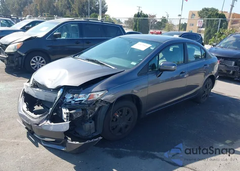 2014 Honda Civic Lx from USA, damaged, VIN 19XFB2F51EE059799